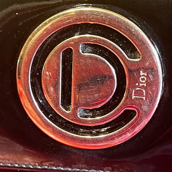CHRISTIAN DIOR PATENT LEATHER LONG WALLET - Picture 5 of 9